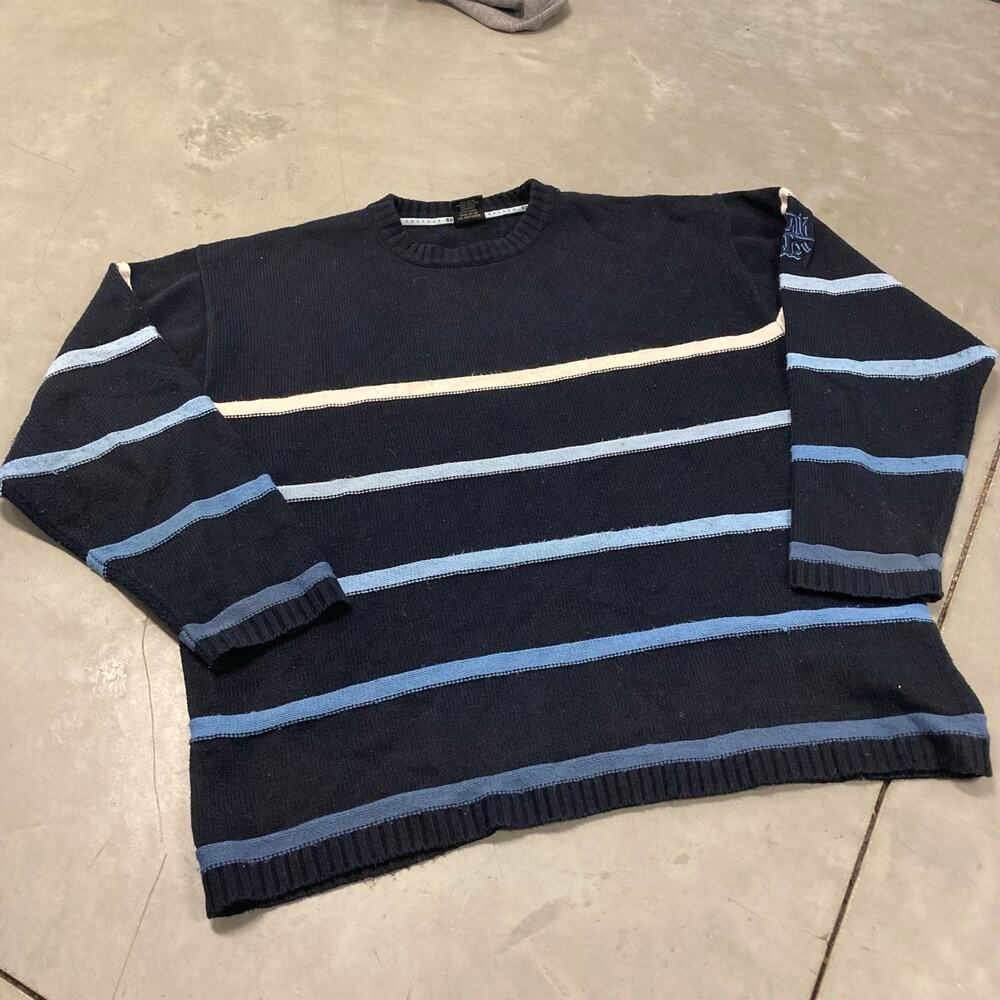 vintage y2k striped southpole sweater